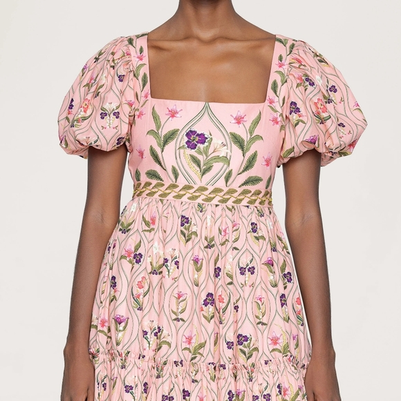 Big Sale! AGUA BY AGUA BENDITA Alga Pacifico Midi Dress - Picture 3 of 12